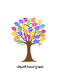 شجرة الحروف العربية / Arabic letters trees
