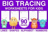 Big Kids Tracking Workbook Activity Book