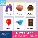 ⭐¿DE QUE ESTÁ HECHO?-MATERIALES⭐ Flashcards en español