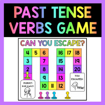 *DIGITAL* Past Tense Verbs Game by EDtech EDventures  TpT