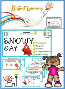 Preview of {DIGITAL} The Snowy Day #winter Holiday Activities