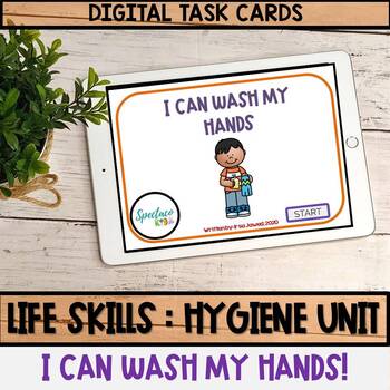 Preview of Life skills I can wash my hands | Kindergarten Homeschool | sequencing | BOOM