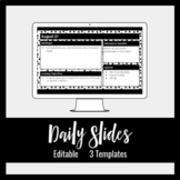  Daily Agenda Slides | Editable | Google Slides