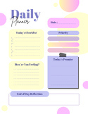 *Daily, Monthly and Budget* Planner (Digital Outline)