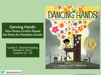 Preview of "Dancing Hands" Google Slides- Bookworms Supplement