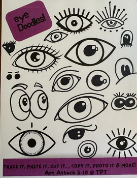 Preview of "Dandy Doodles"- The Eyes Have It- Eye Doodles