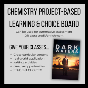 Preview of "Dark Waters" Chemistry Project-Based Learning