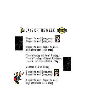 Preview of "Days of the Week" Song Addams Family