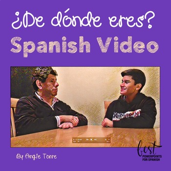 Preview of ¿De dónde eres? Spanish Video Distance Learning