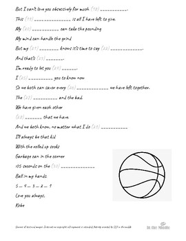 kobe dear basketball letter