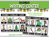 Mini Word Wall {December} for the Writing Center - Interactive!