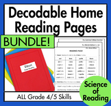 *Decodable Home Reading BUNDLE (ALL Grade 4/5 Decoding Skills)*