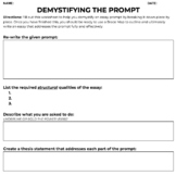 "Demystifying the Prompt" Template + Example
