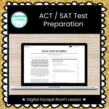 Preview of ★ Digital ★ ACT / SAT Prep Escape Room / Breakout Game