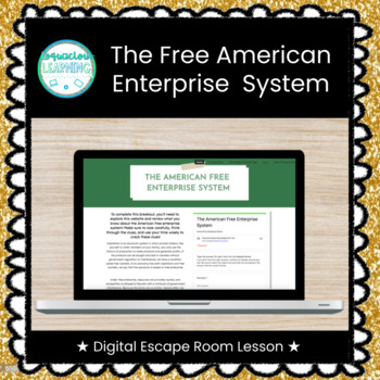 Preview of ★ Digital ★ American Free Enterprise System Breakout Game