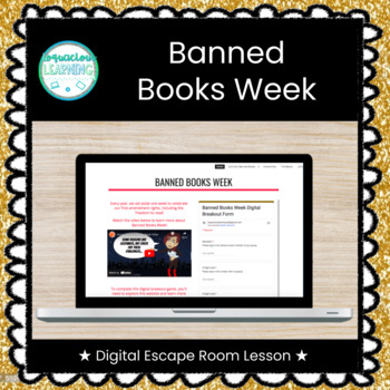 Preview of ★ Digital ★ Banned Books Week Escape Room / Breakout Game