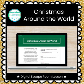 Preview of ★ Digital ★ Christmas Around the World Escape Room / Breakout Game