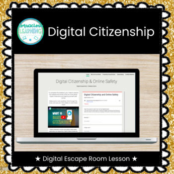 Preview of ★ Digital ★ Digital Citizenship & Online Safety Breakout