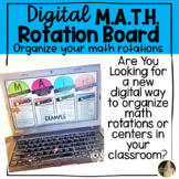 Digital Math Center and Rotation Slides | Customizable