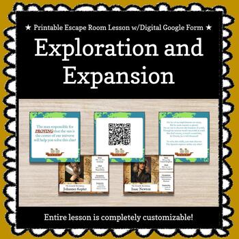 Preview of ★ Digital + Printable ★ Exploration and Expansion Breakout Game *Customizable*
