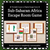 ★ Digital +Printable ★ Sub-Saharan African Geography Break