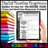  Digital Reading Responses and Reading Log