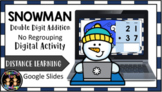 (Digital) Snowman Double Digit Addition No Borrowing Math 