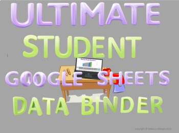 Preview of *Digital Student DATA / Personal Binder Google Sheets hybrid - virtual - Zoom