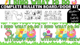 *Dino What I'd Do  Valentines Bulletin Board/Door Kit W/ B