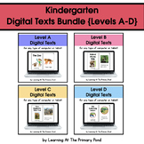 {Distance Learning} Digital Books, Levels A-D - Kindergart