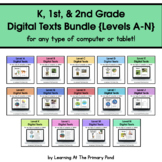 {Distance Learning} Digital Books, Levels A-N - Kinder, 1s