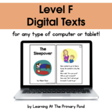 {Distance Learning} Digital Level F Books