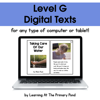 Level G Books Worksheets Teaching Resources Teachers Pay Teachers