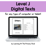{Distance Learning} Digital Level J Books