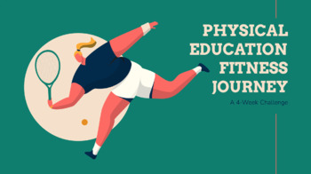 Preview of Distance Learning: Physical Education Fitness Journey - A 4 Week Challenge