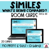 {Distance Learning} Similes Boom Cards #1- Speech & Langua