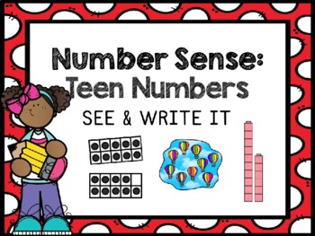 Preview of [Distant Learning] Number Sense: Teen Numbers See & Write it