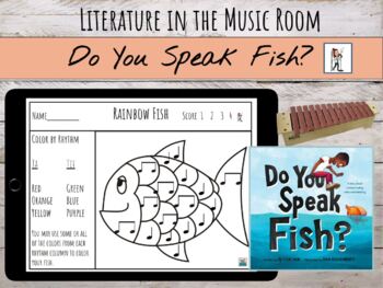 Preview of "Do You Speak Fish?" Book-based Music Lesson | SEL, Rhythm, & Piano Activities
