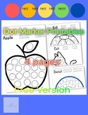 **Dot Marker Printable FREE**