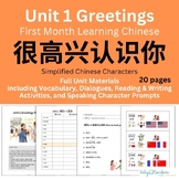 中文课 Unit 1 Greetings 很高兴认识你 Learning Mandarin Simplified C