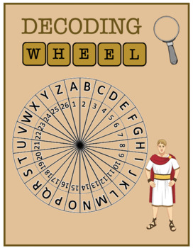 Preview of *EDITABLE* ABC Number Symbol Cipher Wheel Decoding Mystery Escape Room Puzzle