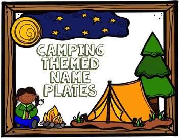 Camping Name s Worksheets Teaching Resources Tpt