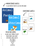 Editable | Animal Library Book Spine Labels | Genrefied