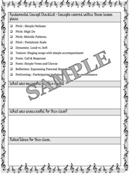 Grade 2 *MUSIC* Lesson Plans first 12 weeks by Miss Olivia's Studio