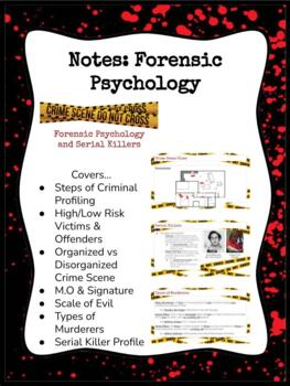 Preview of *EDITABLE* Notes: Forensic Psychology ~Digital Formatting~