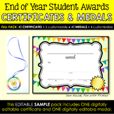 *EDITABLE SAMPLE* End of Year (or anytime!) Student Awards