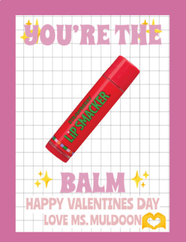 Preview of *EDITABLE* Valentine's Day Gift Tags- lip balm