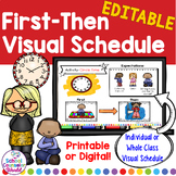 {EDITBALE} Individual First-Then Visual Schedule or Whole-