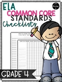 ELA Common Core Standards Checklists {Grade 4}