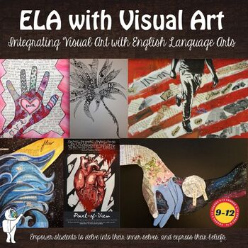 Preview of ELA with Arts Integration Bundle - High School Art and ELA, AP ELA, AP Art